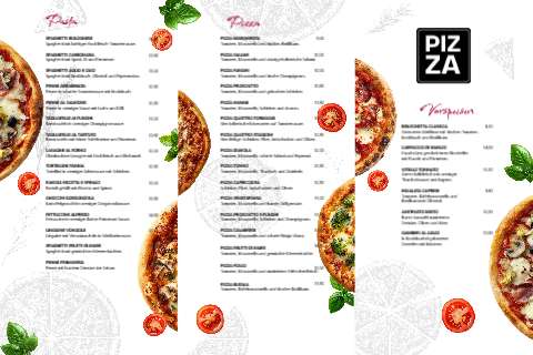 Pizza Roma (A6 Zickzack 6-seitig) – Faltblätter