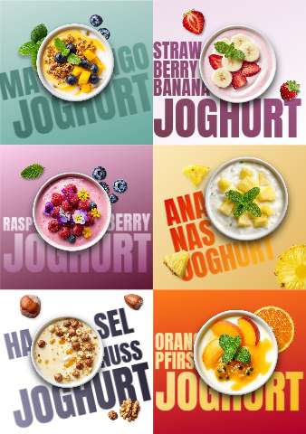 Yoghurt Collection (A5 portrait) – Flyers