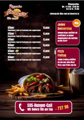 Emergency kebab call (A4 portrait) – Flyers