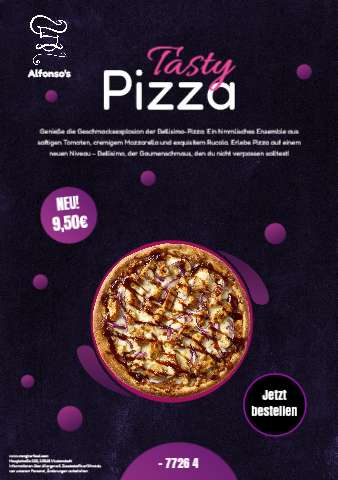 Tasty Pizza – Flyers
