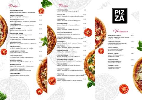 Pizza Roma (A3 lang Zickzack 6-seitig) – Faltblätter