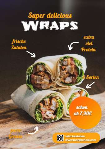 Delicious Wraps – Flyer