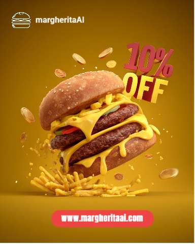 10% Burger (Hochformat 1080×1350) – Instagram Post