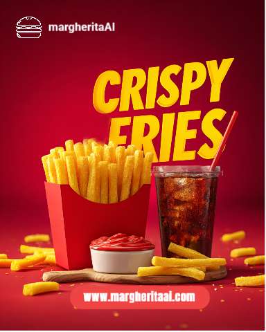 Crispy Fries (Hochformat 1080×1350) – Instagram Post
