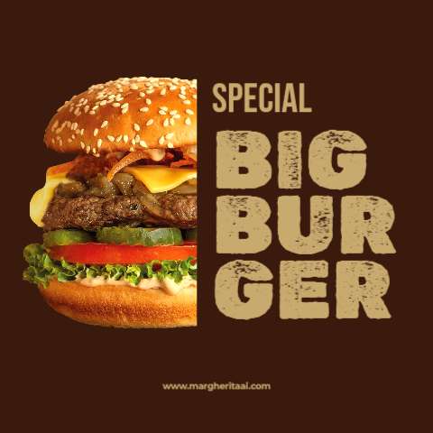 Big Burger (Vierkant 1080×1080) – Instagram-post