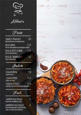 Alfonso's Pasta – Flyer